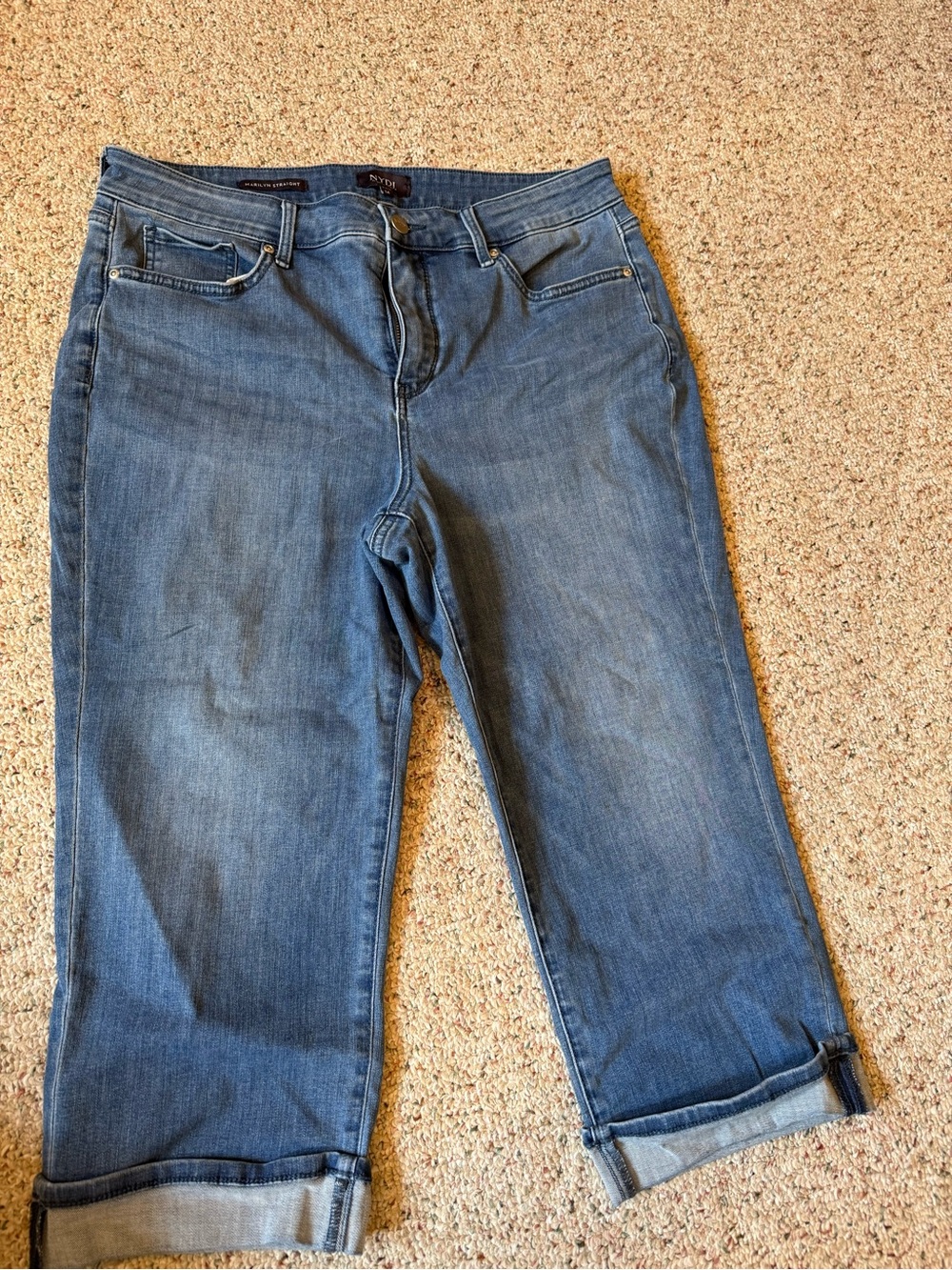 NYDJ Everyday Blue Capri Jeans for Women’s size 14
